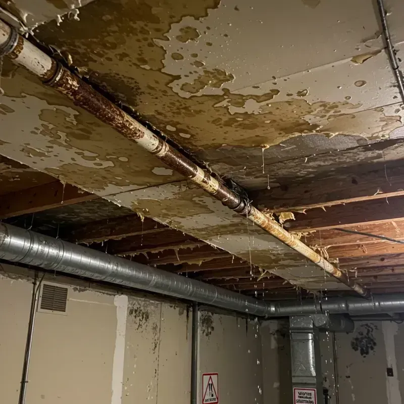 Ceiling Water Damage Repair in La Crosse, WI